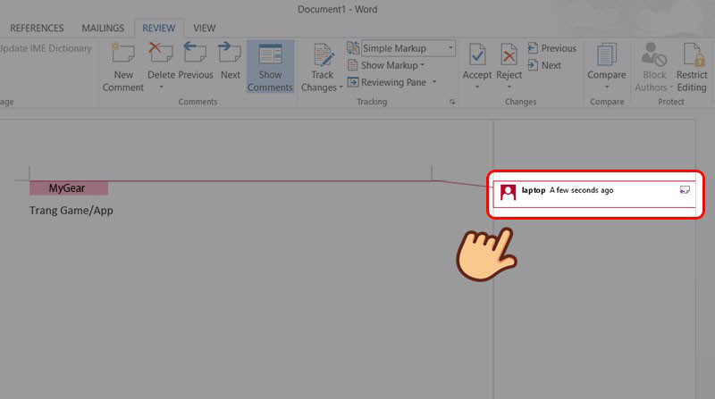 Hướng dẫn tạo, xóa ghi chú (comment) trong Microsoft Word đơn giản, nhanh chóng nhất