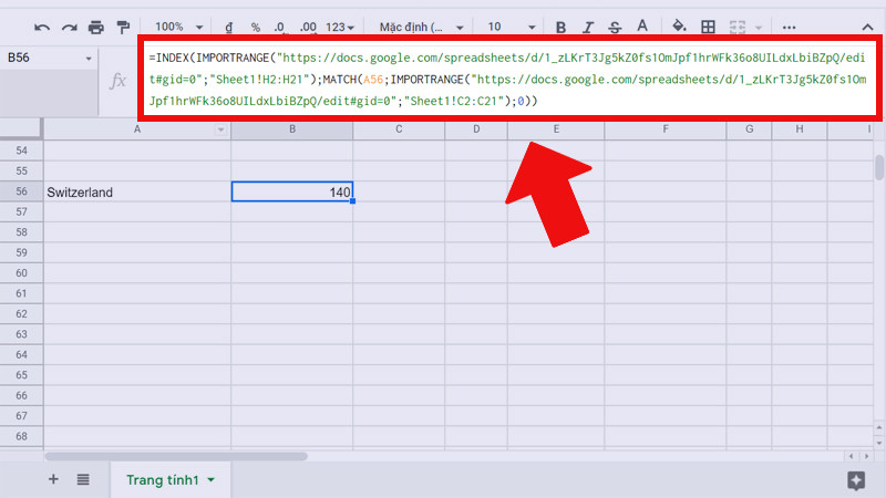 Hướng dẫn cách sử dụng hàm IMPORTRANGE trong Google Sheet để lấy dữ liệu nhanh chóng
