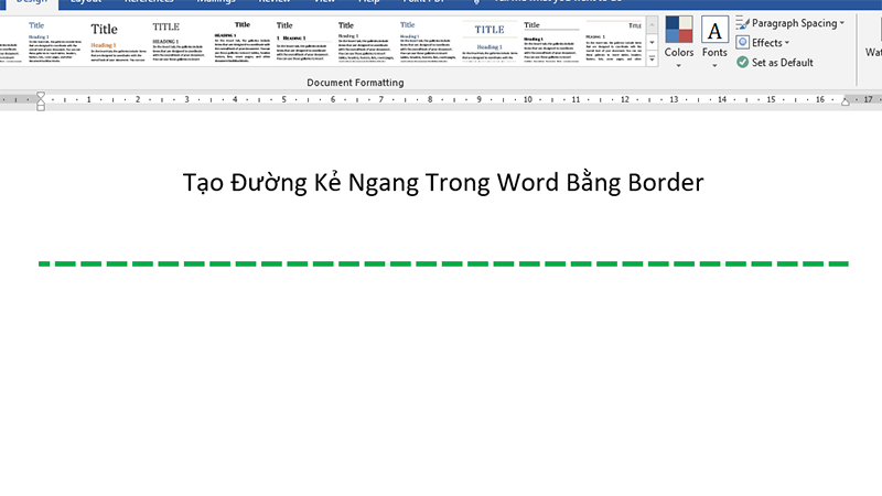 3 cách kẻ dòng, tạo dòng kẻ ngang trong Microsoft Word nhanh mọi phiên bản