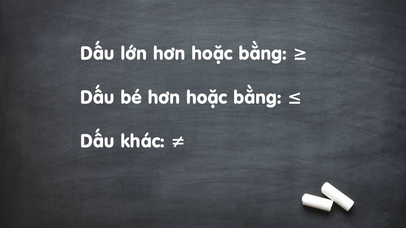 Hướng dẫn viết dấu lớn hơn hoặc bằng, bé hơn hoặc bằng trong Microsoft Excel nhanh chóng