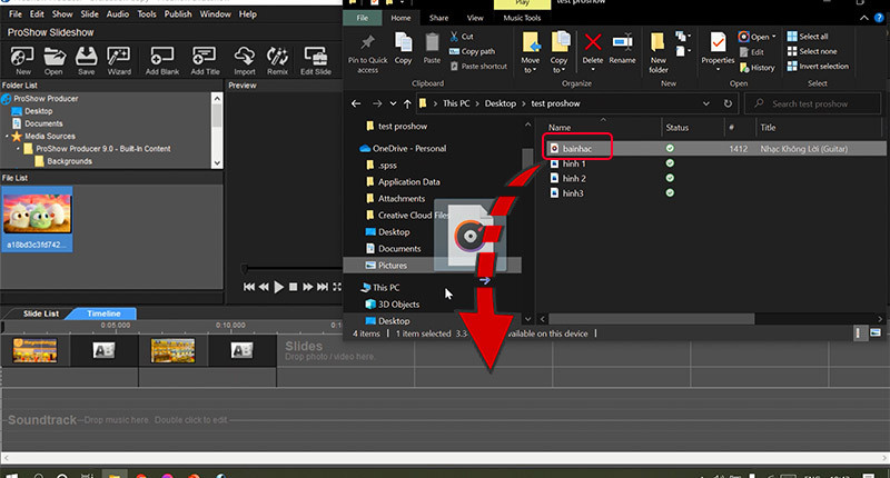 Hướng dẫn chèn nhạc vào video trên ProShow Producer cực đơn giản, nhanh chóng.