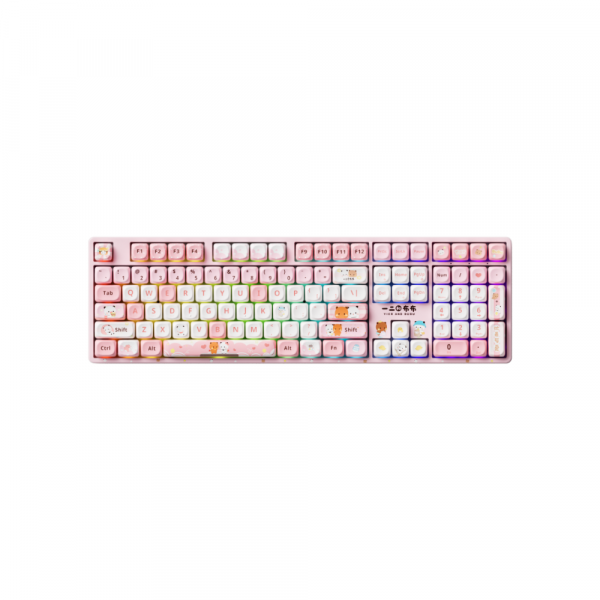 Bàn phím cơ AKKO 5108B Plus Yier and Bubu Pink