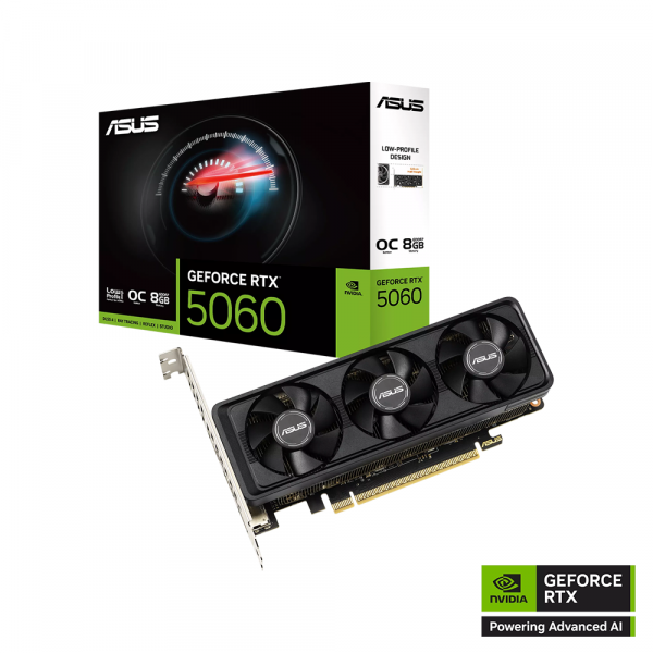 Card màn hình ASUS RTX 5060 8GB GDDR7 OC Edition LP BRK