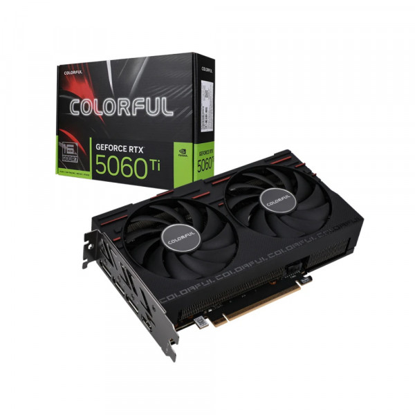 Card màn hình Colorful GeForce RTX 5060 Ti Gaming DUO 16GB GDDR7