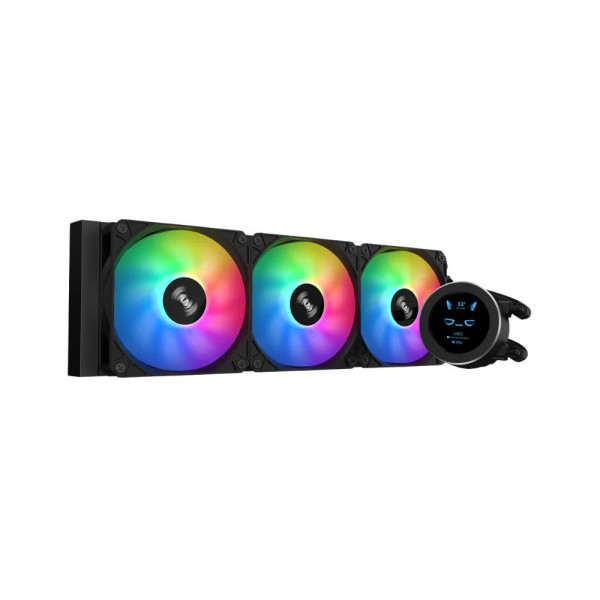 Tản nhiệt nước SAMA SM360LD 360MM ARGB LCD BLACK