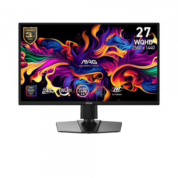 Màn hình Gaming MSI MAG 272QP QD-OLED X24 26.5 inch 2K 240Hz 0.03ms QD-OLED