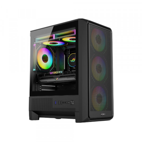 Vỏ Case MIK H2 M-ATX Black