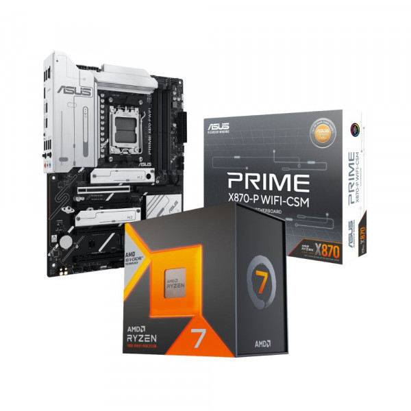 Combo AMD Ryzen 7 7800X3D | ASUS PRIME X870-P WIFI-CSM