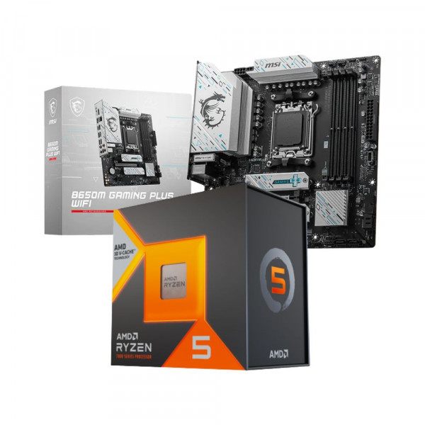 Combo AMD Ryzen 5 7500X3D | MSI B650M Gaming Plus WIFI