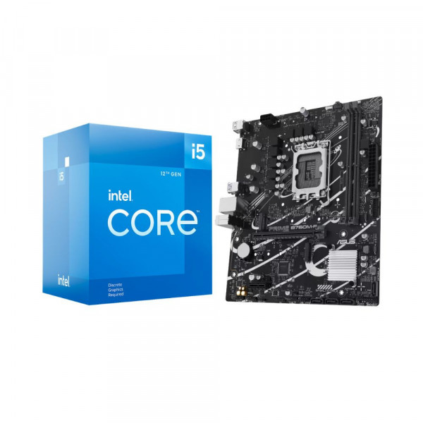 Combo Intel Core i5 12400F | ASUS PRIME B760M-F DDR5