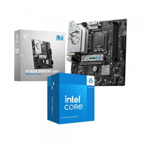 Combo Intel Core i5 14400F | MSI B760M GAMING WIFI DDR5