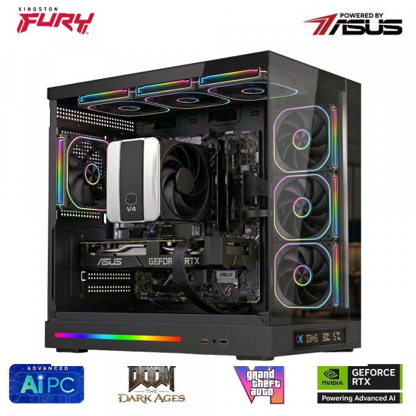 PC ASUS x Kingston Ryzen 7 5700X | RTX 5050 | RAM 8GB | SSD 500GB