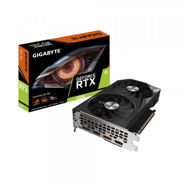 Card màn hình Gigabyte GeForce RTX 3060 GAMING OC Edition 8GB GDDR6