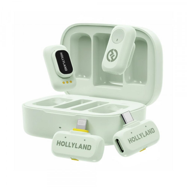 Micro không dây Hollyland Lark A1 Combo (Mint Green)