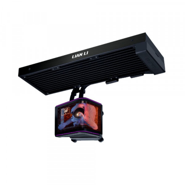 Tản nhiệt nước LIAN LI HydroShift II LCD OLED Curved 360 Fanless Black