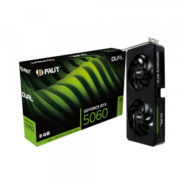 Card màn hình Palit GeForce RTX 5060 Dual 8GB GDDR7
