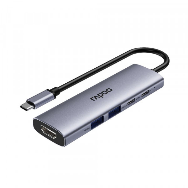 Bộ chia Hub USB-C Rapoo XD51