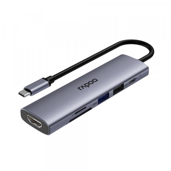 Bộ chia Hub USB-C Rapoo XD61