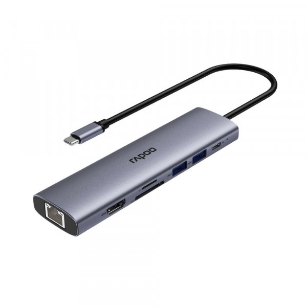 Bộ chia Hub USB-C Rapoo XD71