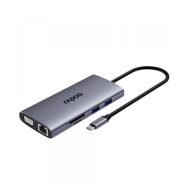 Bộ chia Hub USB-C Rapoo XD101