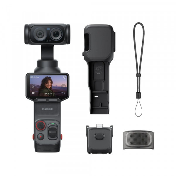 Camera hành trình Insta360 Luna Ultra Cosmic Black Standard Bundle