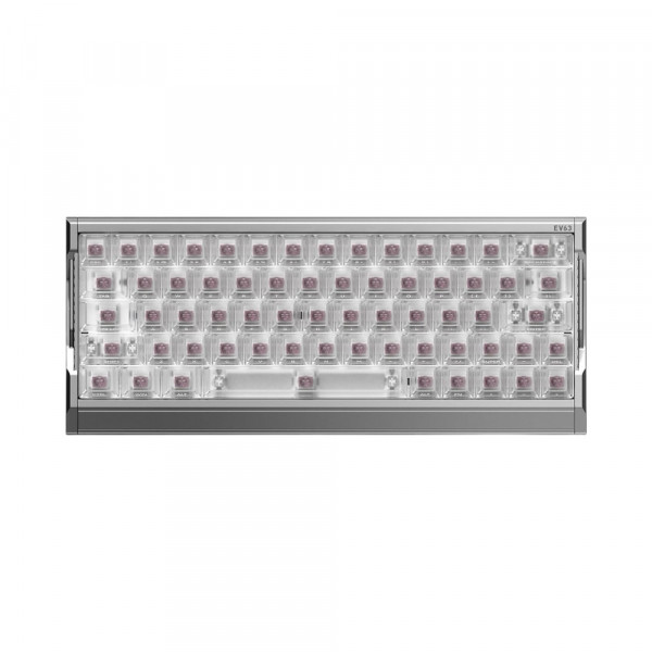Bàn phím cơ IQUNIX EV63 Silver Knight RGB Magnetic X Pro
