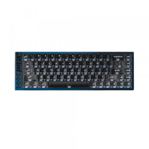 Bàn phím cơ MIKIT Meet68 Ultra Jewel Blue Omega Magnetic Switch