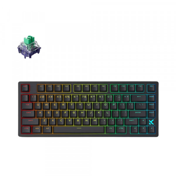Bàn phím gaming Mchose Hall Effect Jet 75 Black Kailh Magnetic God Switch