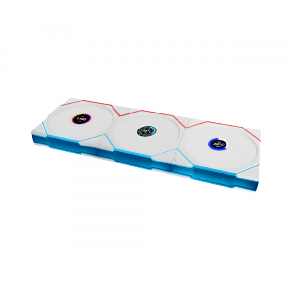 Bộ 3 Fancase Lian Li UNI FAN TL Flex LCD 120 Reverse White