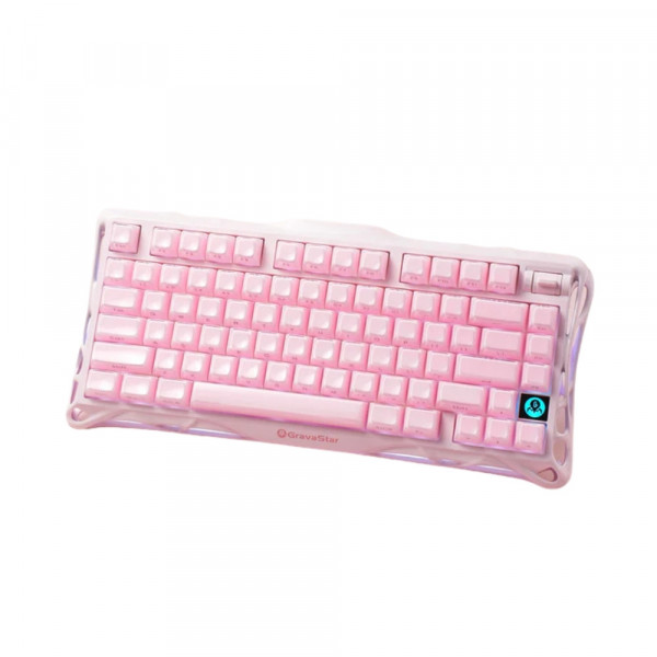 Bàn phím cơ GravaStar Mercury K1 Sakura Pink