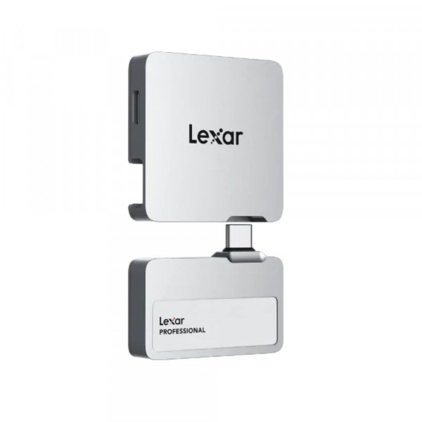Ổ cứng di động SSD Lexar Professional Go with Hub 2TB Silver