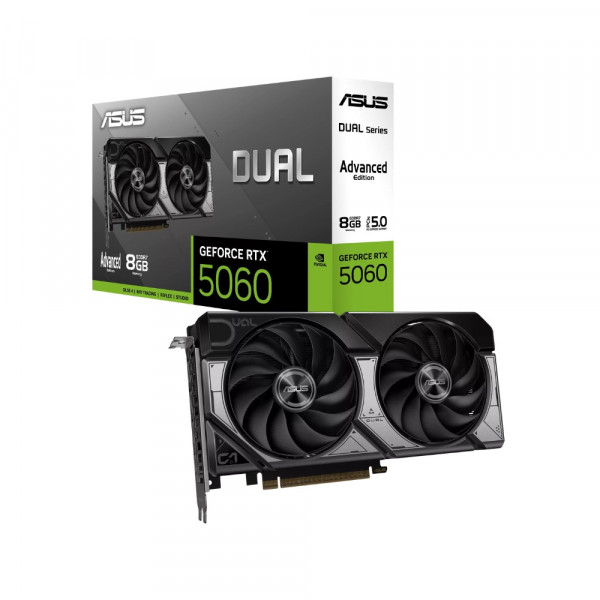 Card màn hình ASUS Dual GeForce RTX 5060 8GB GDDR7 Advanced