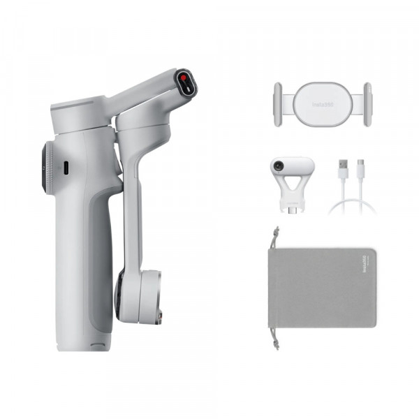Gimbal Insta360 Flow 2 Pro AI Tracker Bundle Stone Gray