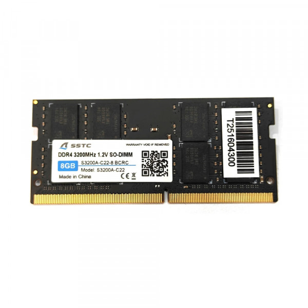 RAM DDR4 SSTC S3200A-C22 8GB 3200MHz SO-DIMM
