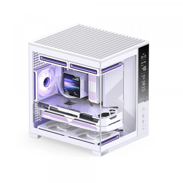 Vỏ Case Jonsbo D34 Digital White Micro-ATX