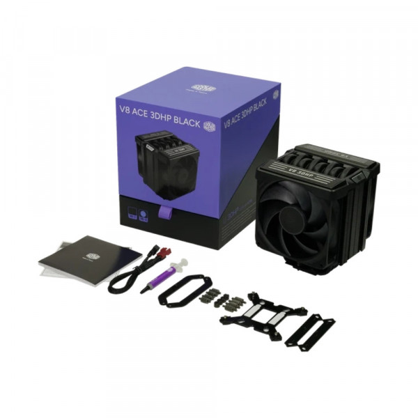 Tản nhiệt Khí Cooler Master V8 Ace 3DHP Black AMD 