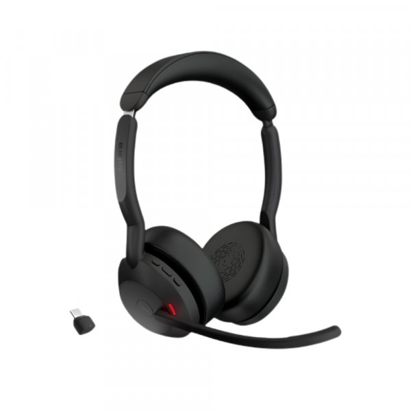 Tai nghe Không dây On-ear Jabra Evolve2 55 Link390c MS Stereo