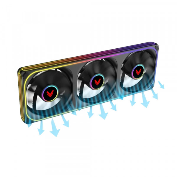 Bộ 3 Fancase VSP T3 PLUS Reverse Fan Đen