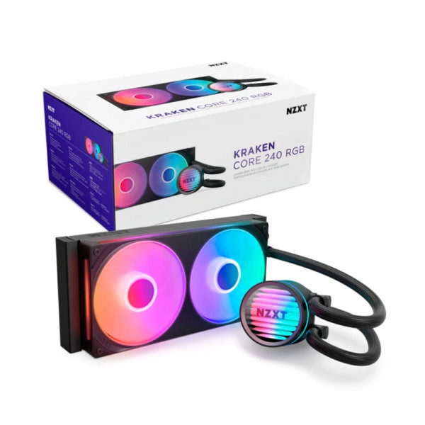 Tản nhiệt nước NZXT Kraken Core 240 RGB Black