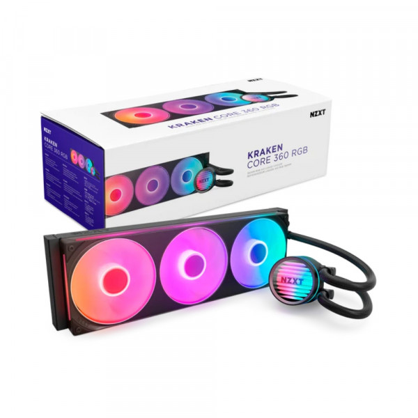 Tản nhiệt nước NZXT Kraken Core 360 RGB Black