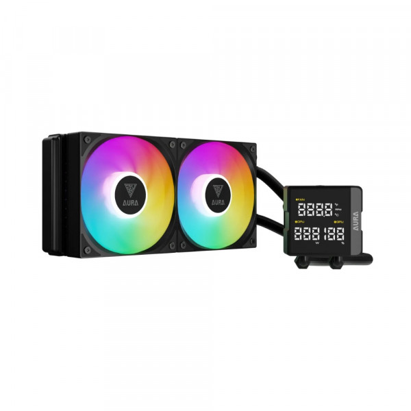 Tản nhiệt nước GAMDIAS AURA GL240 LITE II DIGITAL Black