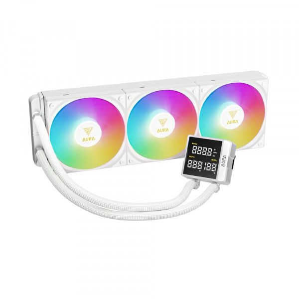 Tản nhiệt nước GAMDIAS AURA GL360 LITE II DIGITAL White