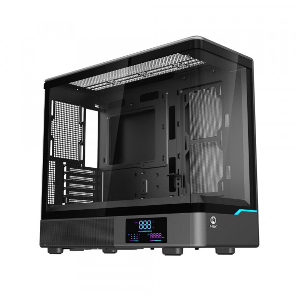 Vỏ Case MIK H7 CURVED 360 Digital M-ATX