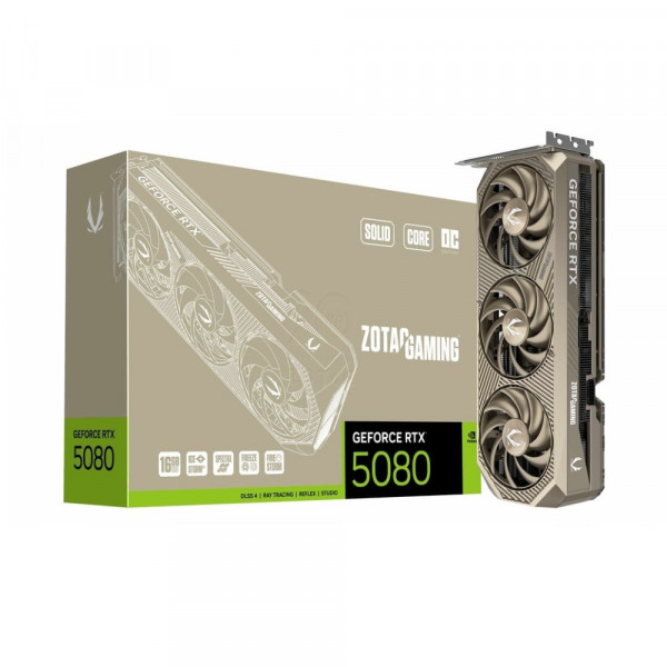 Card màn hình ZOTAC GAMING GeForce RTX 5080 SOLID CORE OC 20th Anniversary Edition 16GB GDDR7