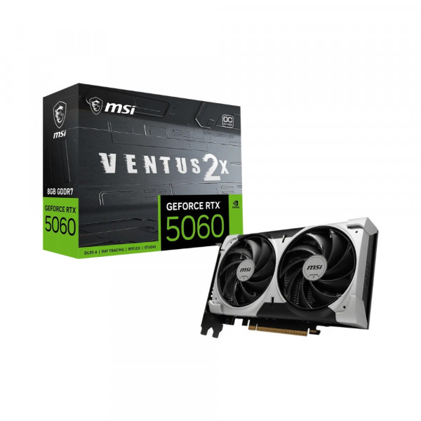 Card màn hình MSI GeForce RTX 5060 VENTUS 2X OC V1 8GB GDDR7