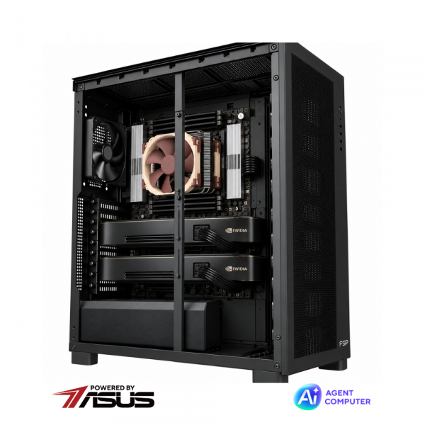 Agent Computer Powered By ASUS AI LAB​ Dual RTX PRO 6000 | AMD Threadripper PRO 9995WX | RAM 384GB ECC | SSD 8TB
