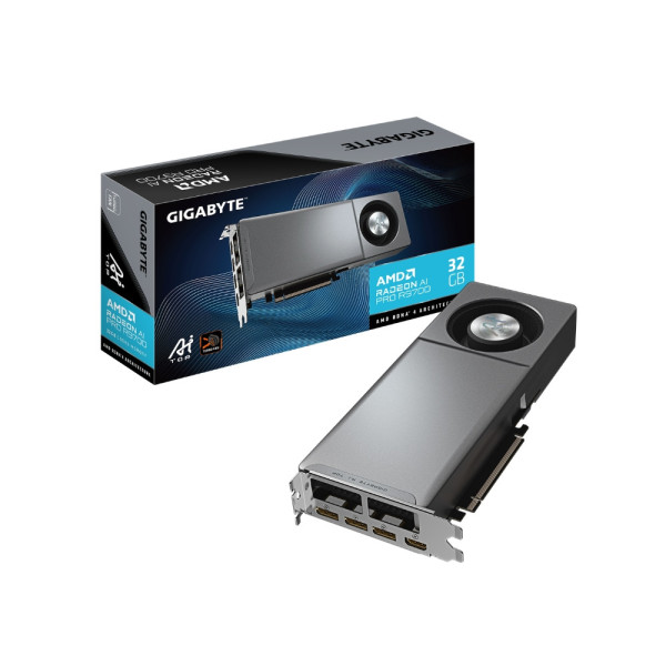 Card màn hình GIGABYTE Radeon AI PRO R9700 AI TOP 32GB GDDR6
