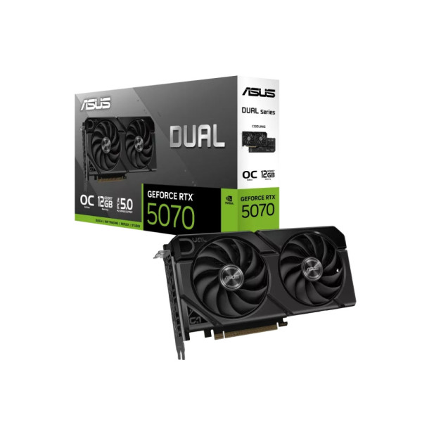 Card màn hình ASUS Dual GeForce RTX 5070 EVO OC Edition 12GB GDDR7