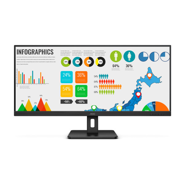 Màn Hình AOC Q34E2A/74 34 inch 2K IPS 75Hz
