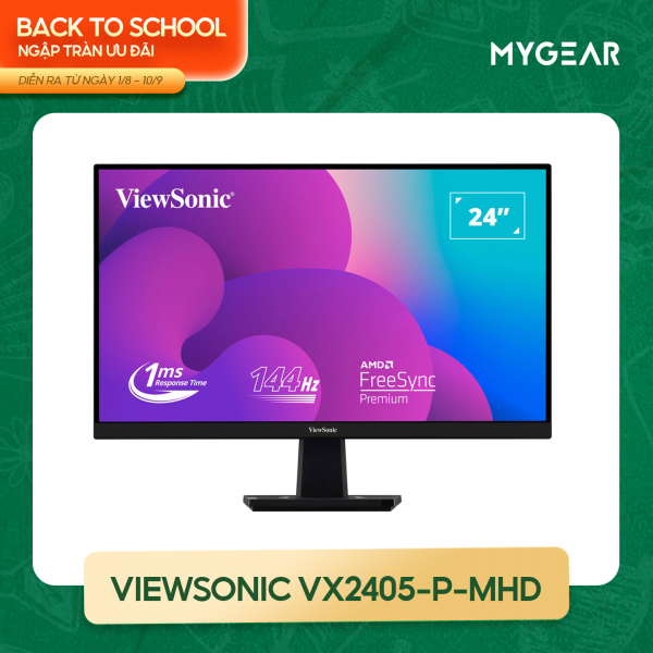 Màn Hình Gaming ViewSonic VX2405-P-MHD 24 inch FHD IPS 144Hz (HDMI, DisplayPort)